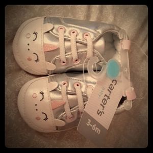 Carter's Baby Girl Unicorn Shoes (3-6m)